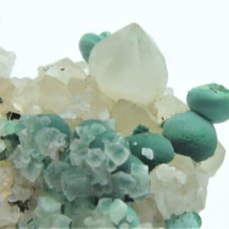 Malachite sur Quartz, Bouche-Payrol, Brusque, Aveyron.