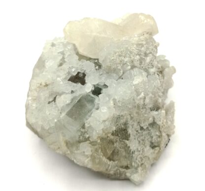 Calcite sur Fluorine (Fluorite), Mine de Fontsante, Var.