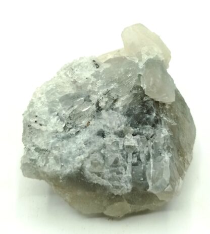 Calcite sur Fluorine (Fluorite), Mine de Fontsante, Var.