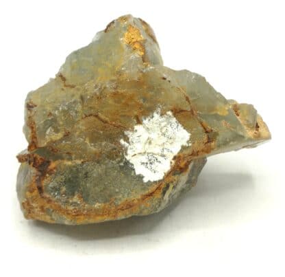 Baryte bleue, mine de Maine à Reclesne, Saône-et-Loire (Morvan).