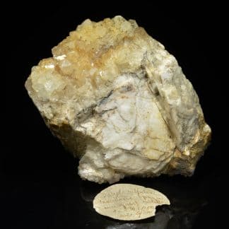 Barytine et quartz, Chaponost, près de Lyon, Rhône.