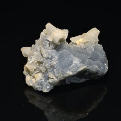 Calcite pseudo calcédoine, Mine de la Diège, Aveyron