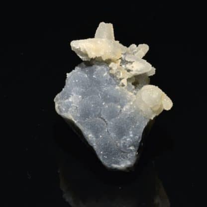 Calcite pseudo calcédoine, Mine de la Diège, Aveyron