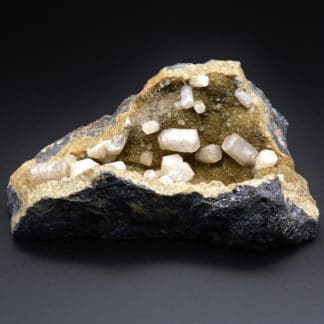 Calcite, Sidérite, Peyrebrune, Tarn, France.