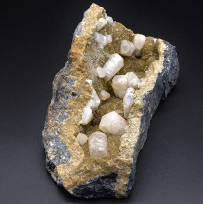 Calcite, Sidérite, Peyrebrune, Tarn, France.