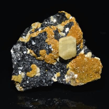 Sphalérite, sidérite et calcite, Peyrebrune, Tarn