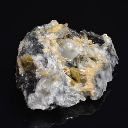 Cannizzarite, sidérite, tétraédrite, La Mure, Isère.