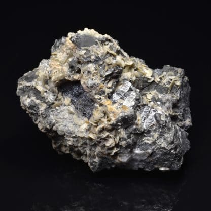 Cannizzarite, sidérite, tétraédrite, La Mure, Isère.