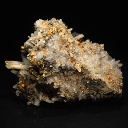 Chalcopyrite et quartz, Dalnegorsk, Sibérie, Russie.