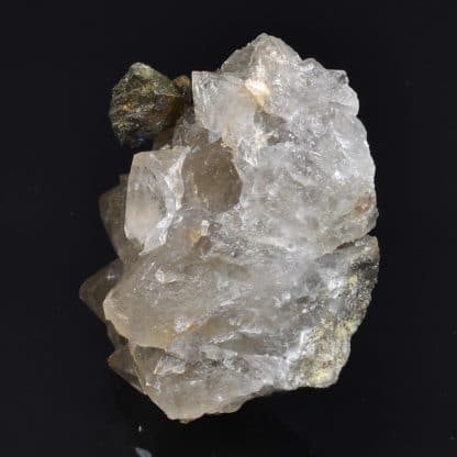 Chalcopyrite sur quartz, Laguépie, Tarn-et-Garonne.