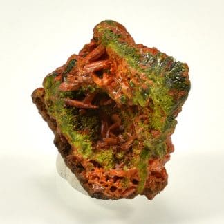 Crocoïte, embreyite, pyromorphite, Beresovsk, Oural, Russie.