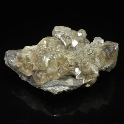 Fluorine, barytine et galène, mine du Rossignol, Chaillac, Indre.