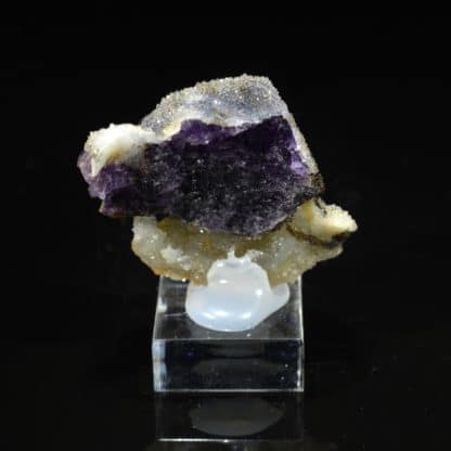 Fluorine, quartz, carrière du Pont des Bouyges, Moustier-Ventadour, Corrèze