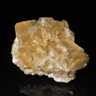 Fluorine et chalcopyrite de l'Argentolle, Saône-et-Loire, Morvan.