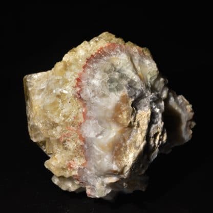 Fluorine et chalcopyrite de L'Argentolle, Saône-et-Loire
