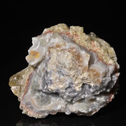 Fluorine et chalcopyrite de L'Argentolle, Saône-et-Loire