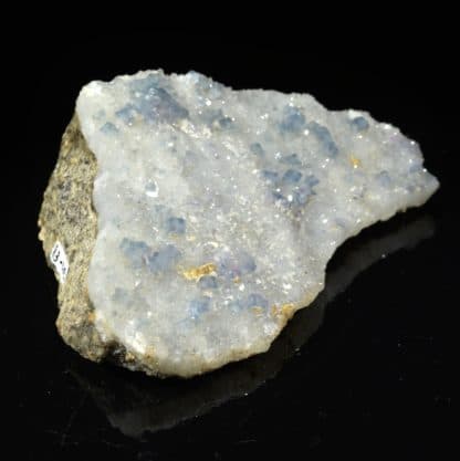 Fluorine bleue sur quartz, Fontsante, Var.