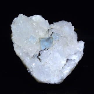 Fluorine et quartz de Montroc, Tarn.