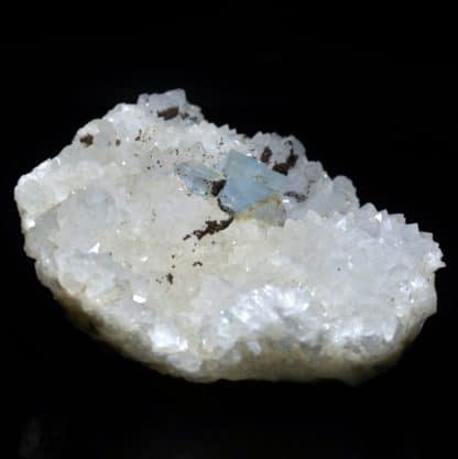 Fluorine et quartz de Montroc, Tarn.