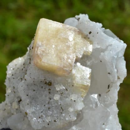 Fluorine, quartz, Le Burg, Tarn, France