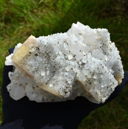 Fluorine, quartz, Le Burg, Tarn, France