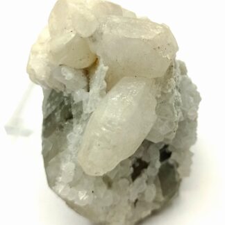 Calcite sur Fluorine (Fluorite), Mine de Fontsante, Var.