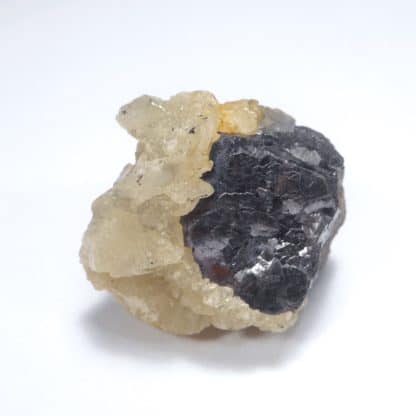 Galène, calcite, La Besse, Saint-Julien-aux-Bois, Corrèze