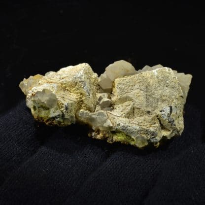 Galène, Hydroxyapatite et Pyromorphite, L'Argentolle, Saône-et-Loire.