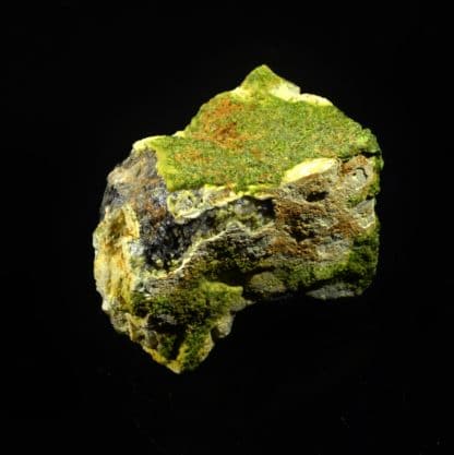 Galène, pyromorphite, hydroxyapatite, L'Argentolle, Saône-et-Loire.