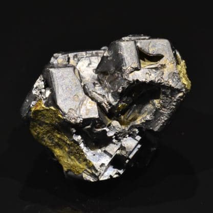 Galène avec quartz, mine de Dalnegorsk, Russie.