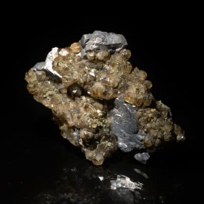 Galène et quartz fumé, La Besse, Saint Julien Aux Bois, Corrèze