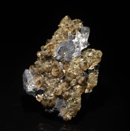 Galène et quartz fumé, La Besse, Saint Julien Aux Bois, Corrèze