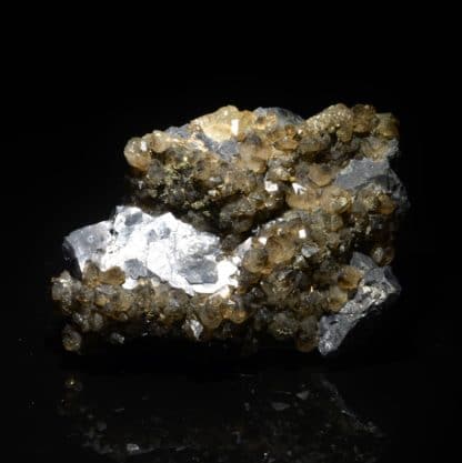 Galène et quartz fumé, La Besse, Saint Julien Aux Bois, Corrèze