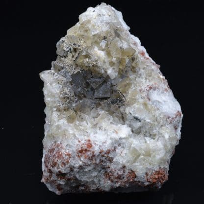 Hémimorphite et Fluorine, L'Argentolle, Saône-et-Loire, Morvan.