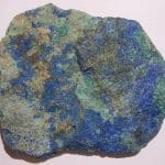 Azurite et malachite, ancien spécimen de la mine de cap Garonne, Var.