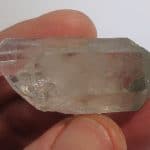 Cristal de quartz biterminé, Les Deux Alpes, Oisans, Isère.