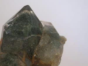 Quartz à fantôme chloriteux, Les Deux Alpes, Oisans, Isère.