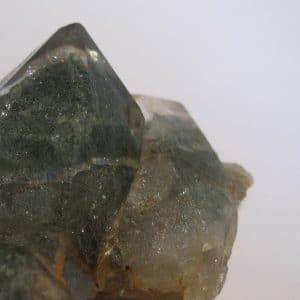 Quartz à fantôme chloriteux, Les Deux Alpes, Oisans, Isère.