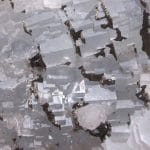 Fluorine bleue, Quartz et Pyrite, mine de Montroc, Tarn.