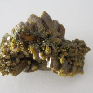 Pyromorphite verte pomme, Les Farges, Ussel, Corrèze.