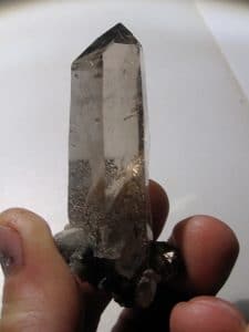 Quartz fumé, La Toura, Les Deux Alpes, Oisans, Isère.