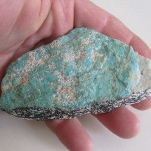 Turquoise et Ambligonite, Montebras, Creuse.