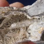 Quartz de septaria, Rémuzat, Drôme.