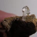 Quartz en cristal sceptre de septaria, Rémuzat, Drôme.