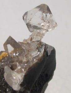 Cristaux sceptre de quartz de septaria, Rémuzat, Drôme.