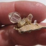 Quartz diamant de septaria, Rémuzat, Drôme.
