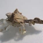 Quartz diamant de septaria, Rémuzat, Drôme.
