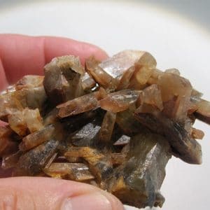 Baryte (Barytine), mine de La Caunette, Salsigne, Aude.