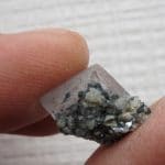 Fluorine violacée et Hématite, Les Périades, Chamonix, Haute-Savoie.