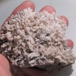 Calcite, travers-banc du Péchadou, Les Aidons, Pied-de-Borne, Lozère.